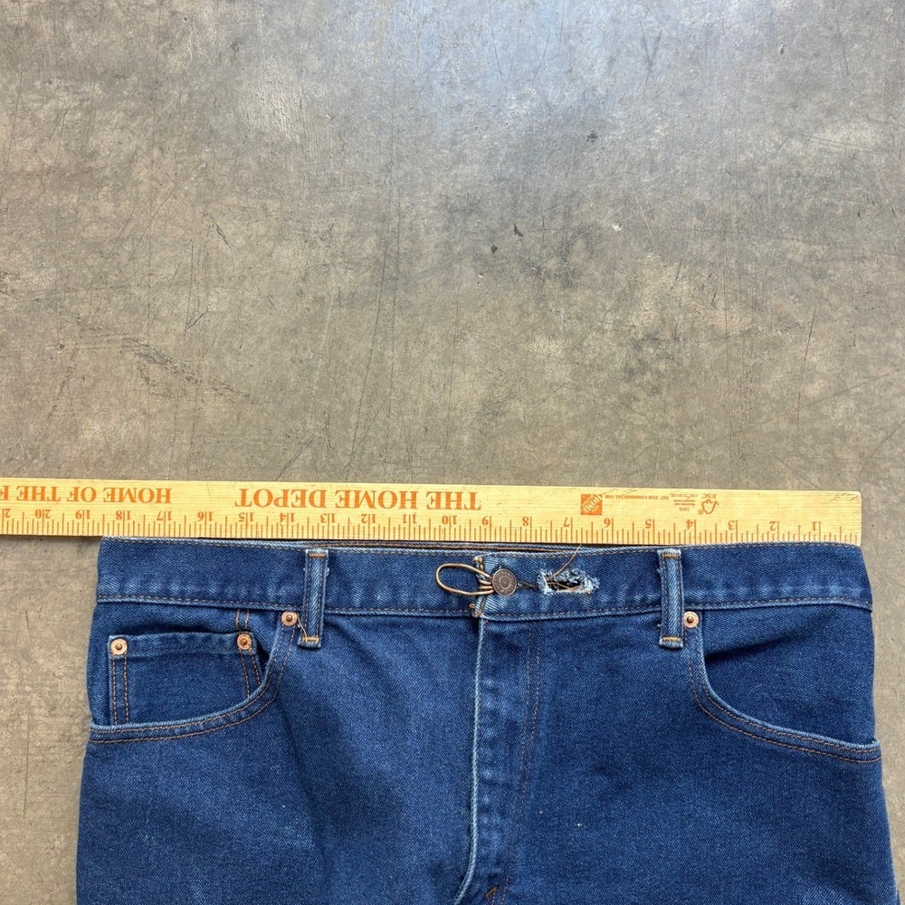 Vintage 00's Levi's 517 Bootcut Made in Mexico Jeans 37x28 - Picture 3 of 8